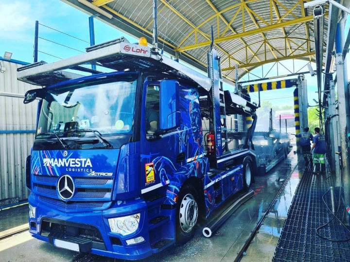 Nettoyage camion Saint-Vulbas