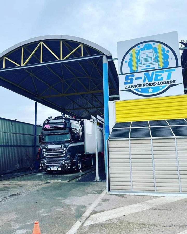 Truck wash station Saint-Vulbas